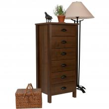 6 Drawer Nouvelle Lingerie Bureau walnut