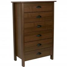 6 Drawer Nouvelle Chest walnut