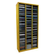 Solid Oak Tower For Cd'S (Individual Locking Slots)