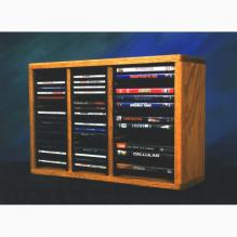 Solid Oak Shelf For Cd'S And DVD'S (Individual Locking Slots)