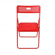 Honeycomb Folding Chair, Red