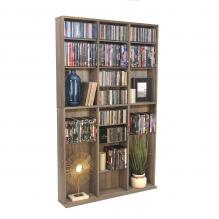 Cabinet-Atlantic Oskar Adjustable Media Wall- Unit 756 Weathered Oak