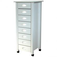 8-Drawer Mobile Cartwhite