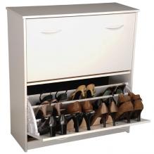 Double Shoe Cabinetwhite