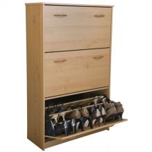 Triple Shoe Cabinet  oak