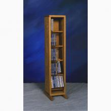 Solid Oak Dowel Cabinet For Cd'S