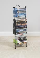 Nestable 32 DVD Or Bluray Tower In Gunmetal