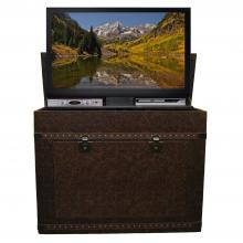 Elevate Vintage Trunk TV Lift Cabinet