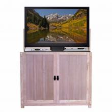Elevate Mission Oak - Unfinished TV Lift Cabinet