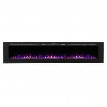 Sideline 100 inch Recessed Electric Fireplace