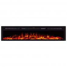 Sideline 84 Inch Recessed Electric Fireplace