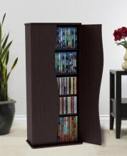Solid Wood Cd Storage Dvd Cabinet For Venus Media Cabinet