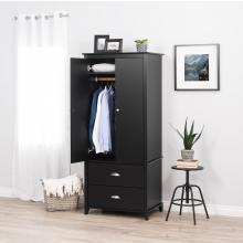 Yaletown Armoire, Black