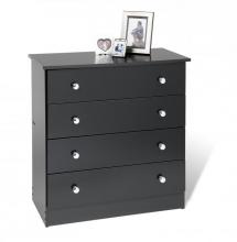 Black Edenvale 4 Drawer Chest
