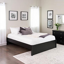 Select Black Queen 4-Post Platform Bed