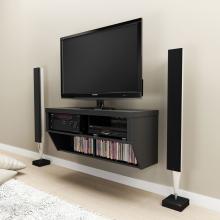 Black 42-inch Wide Wall Mounted Entertainment Console - Series 9 Designer Collection