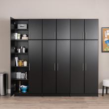 Black Elite 96 inch Storage Set D - 6 pc