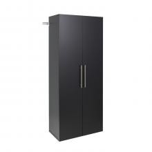 HangUps 30 inch Large Storage Cabinet, Black
