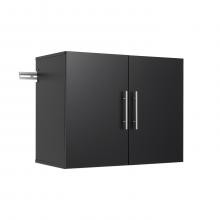 HangUps 30 inch Upper Storage Cabinet, Black