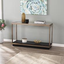 Lexina Glass-Top Console Table
