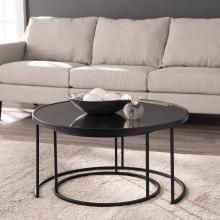 Downham Round Nestng Cocktail Tables - 2pc Set