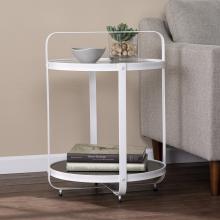 Vimmerly Glass-Top End Table