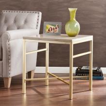 Orinda Faux Stone Console Table Travertine Orinda Faux Stone End Table Travertine