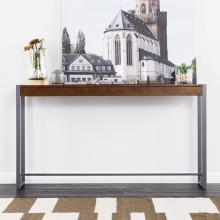 Holly & Martin Macen Console - Dark Tobacco w/ Gunmetal