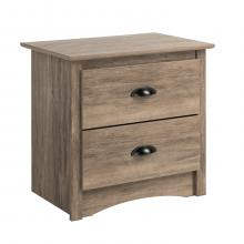 Salt Spring 2-drawer Night Stand in Drifted Gray