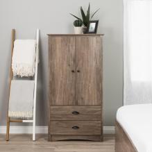 Salt Spring Armoire, Drifted Gray