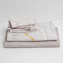 DM802Q | Queen Size Duvet Cover Set Jacquard Top & 100% Cotton Inside