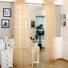 Dolce Mela - Larissa - Sheer Curtain Panel - Gold