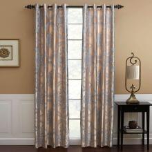 Curtains Damask Jacquard, Grommet, Semi-Blackout, Tall 60x100 inches