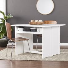 Kempsey Convertible Console-to-Dining Table - White