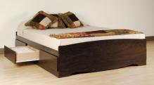 Espresso Queen Mate's Platform Storage Bed with 6 Drawers