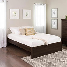 Select Espresso Queen 4-Post Platform Bed