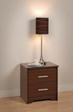 Espresso Coal Harbor 2 Drawer Nightstand