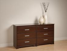 Espresso Coal Harbor 6 Drawer Dresser