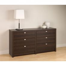 Espresso Series 9 Designer 6 Drawer Dresser