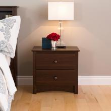 Espresso Fremont 2 Drawer Nightstand