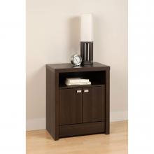 Espresso Series 9 Designer 2 Door Tall Nightstand