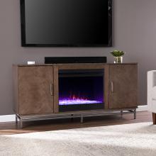 Dibbonly Color Changing Fireplace w/ Media Storage