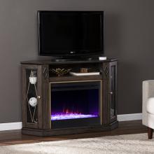 Austindale Color Changing Fireplace w/ Media Storage