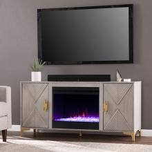 Lantara Color Changing Fireplace w/ Media Storage