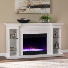 Henstinger Color Changing Fireplace w/ Bookcase