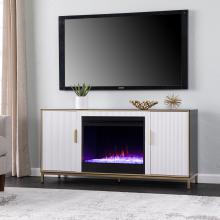 Daltaire Color Changing Fireplace w/ Media Storage