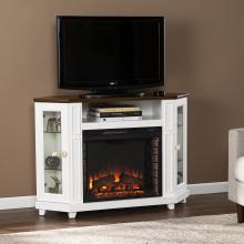 Dilvon Electric Media Fireplace w/ Storage