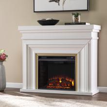 Bevonly White Electric Fireplace