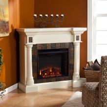 Holly & Martin&trade; Weatherford Convertible Electric Fireplace-Ivory