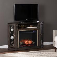 Austindale Touch Screen Electric Fireplace w/ Media Storage